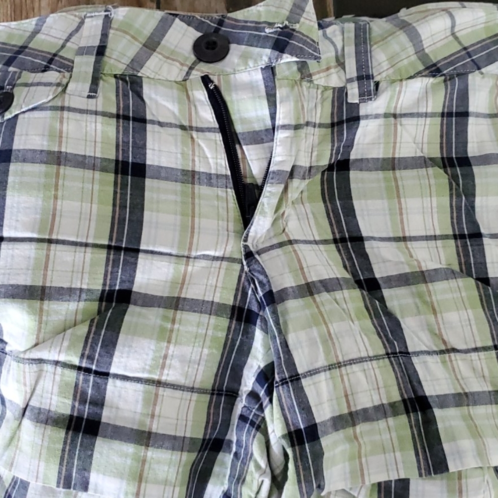 Plaid shorts